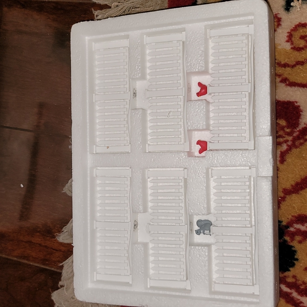Dept 56 White Picket Fence exts (Set of 6) In Box